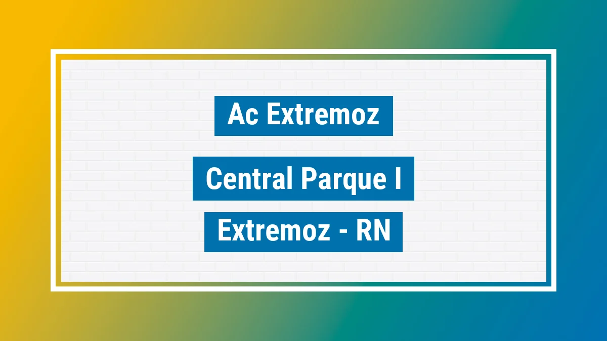 Unidade de agência dos Correios Ac Extremoz Central Parque I Extremoz RN