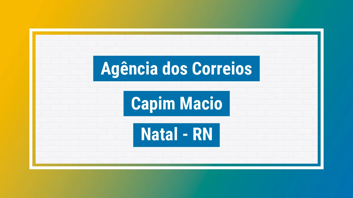 Imagem ilustrativa correios Capim Macio Natal RN
