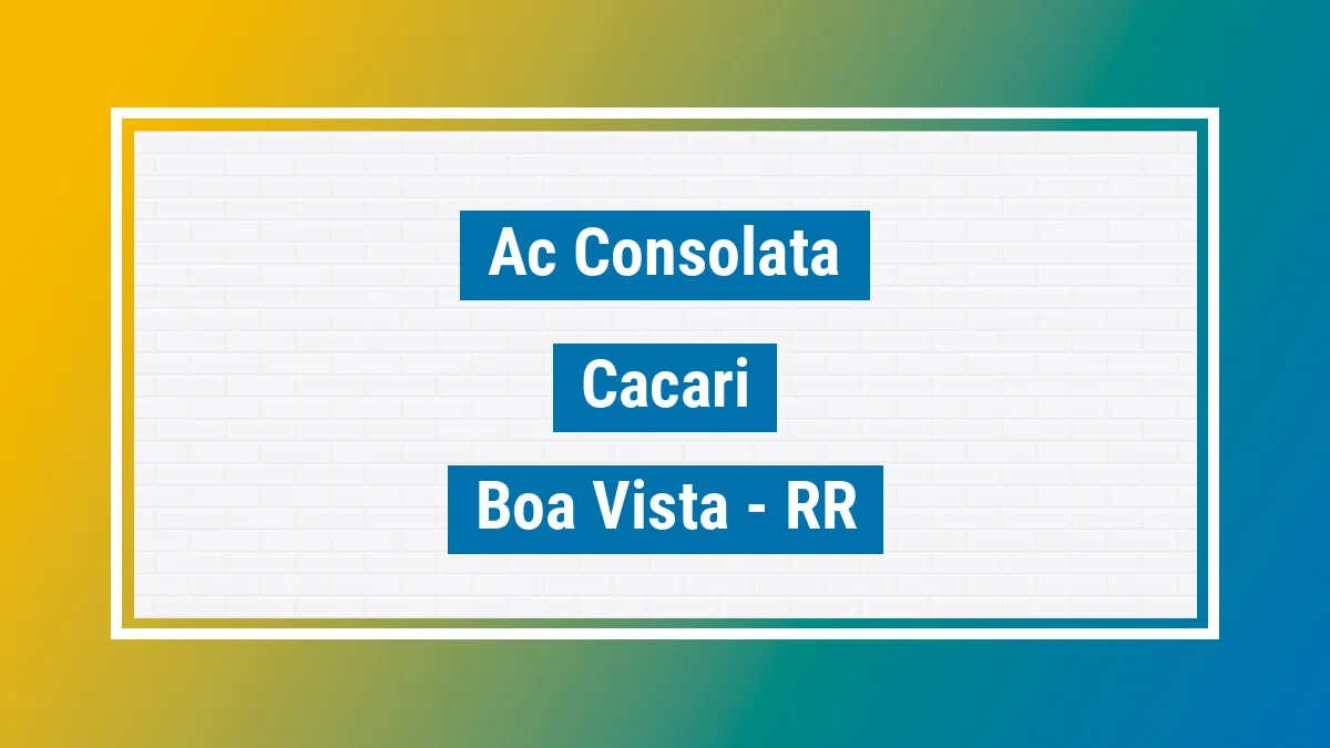 Unidade de agência dos Correios Ac Consolata Caçari Boa Vista RR