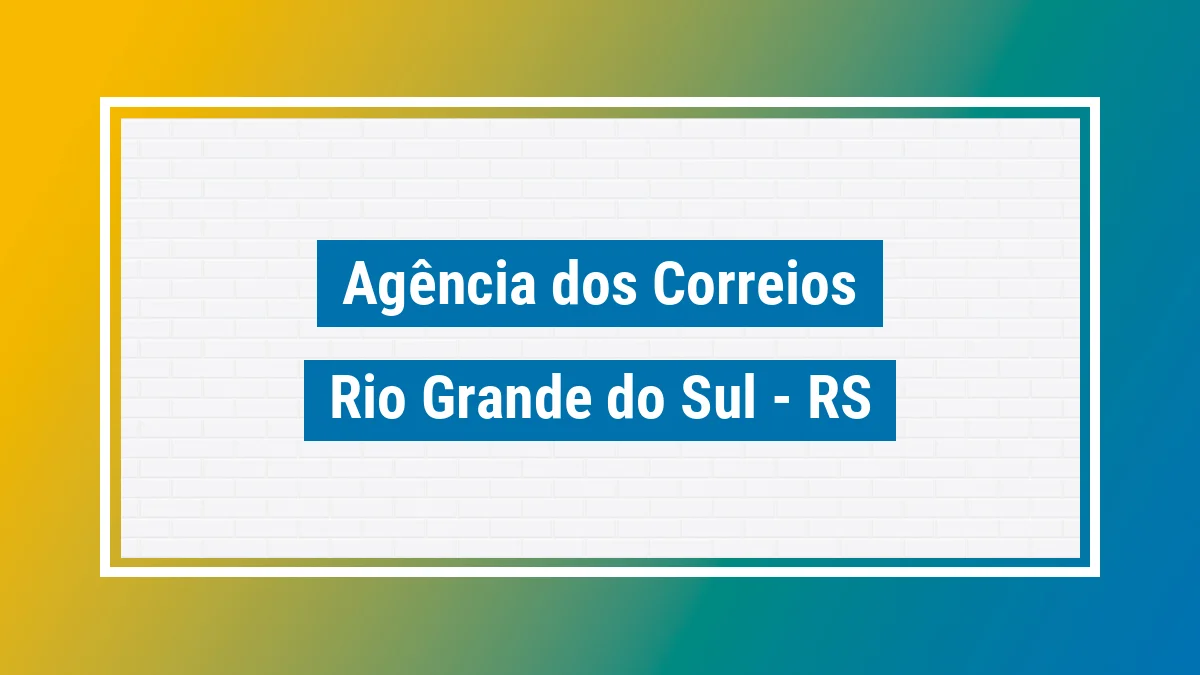 Imagem ilustrativa correios Rio Grande do Sul RS