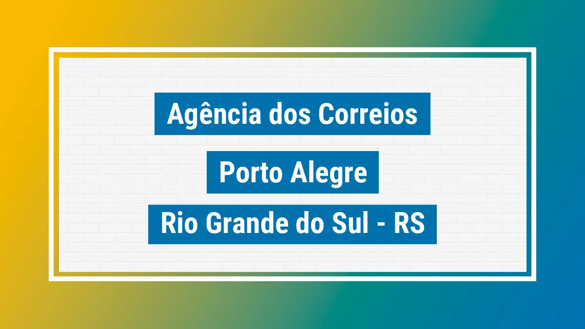 Imagem ilustrativa correios Porto Alegre RS