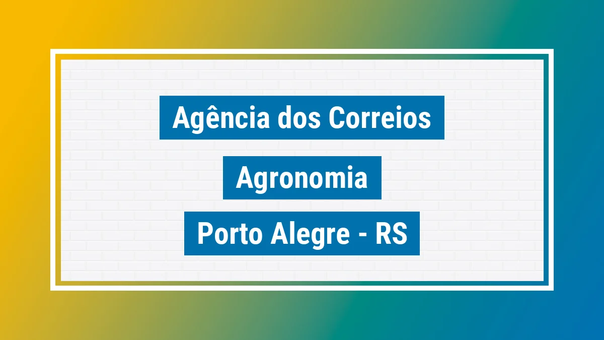 Imagem ilustrativa correios Agronomia Porto Alegre RS