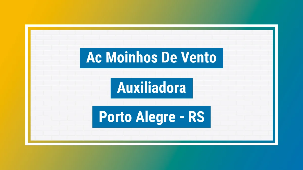 Unidade de agência dos Correios Ac Moinhos de Vento Auxiliadora Porto Alegre RS