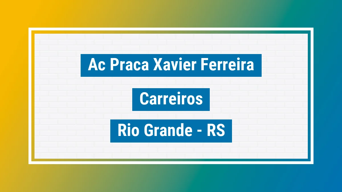 Unidade de agência dos Correios Ac Praca Xavier Ferreira Carreiros Rio Grande RS