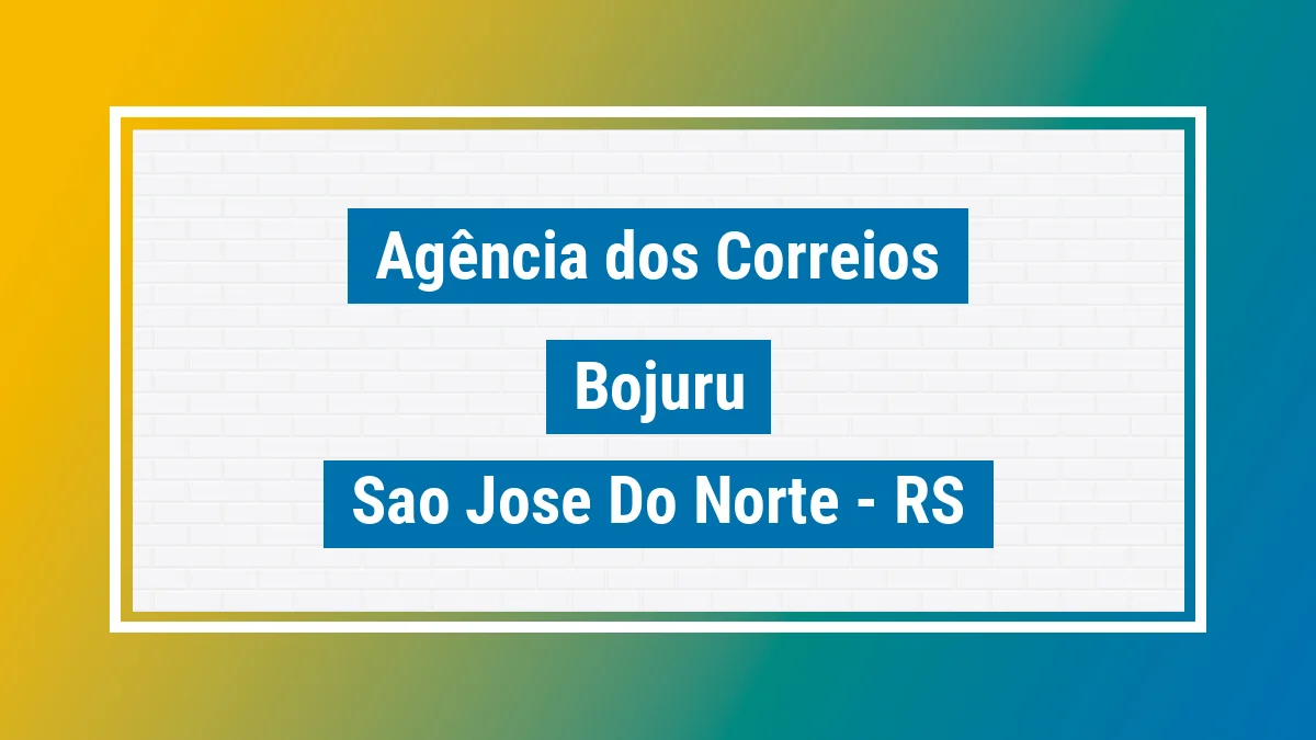 Imagem ilustrativa correios Bojuru São José do Norte RS
