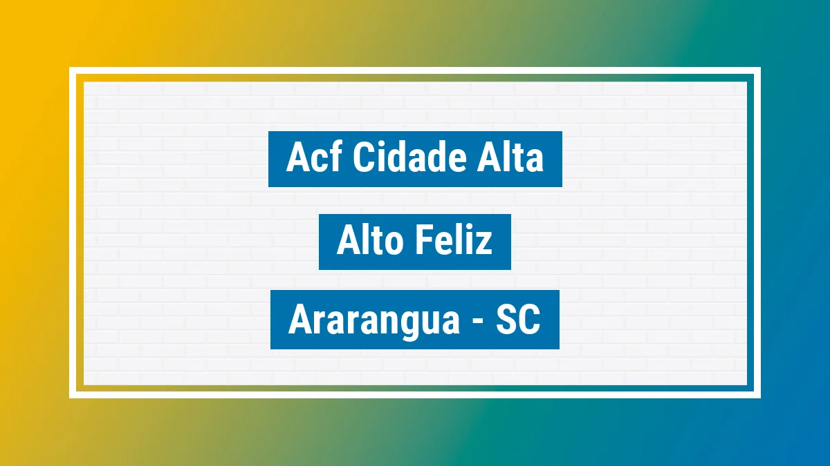 Unidade de agência dos Correios Acf Cidade Alta Alto Feliz Araranguá SC