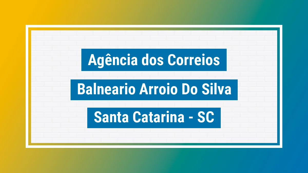 Imagem ilustrativa correios Balneário Arroio do Silva SC
