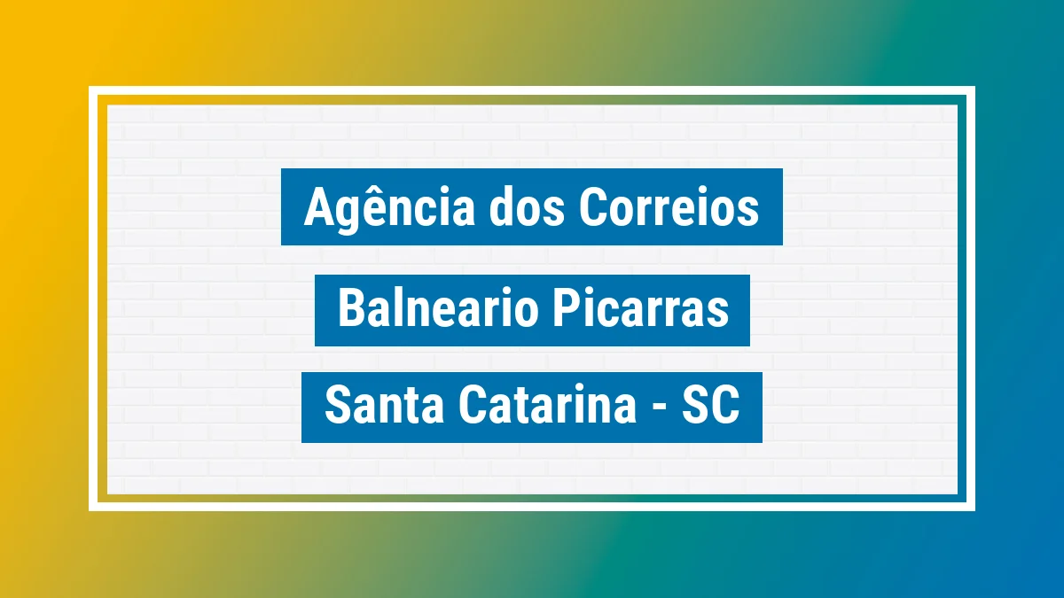 Imagem ilustrativa correios Balneário Piçarras SC