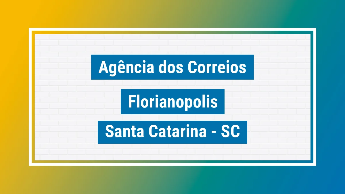 Imagem ilustrativa correios Florianópolis SC