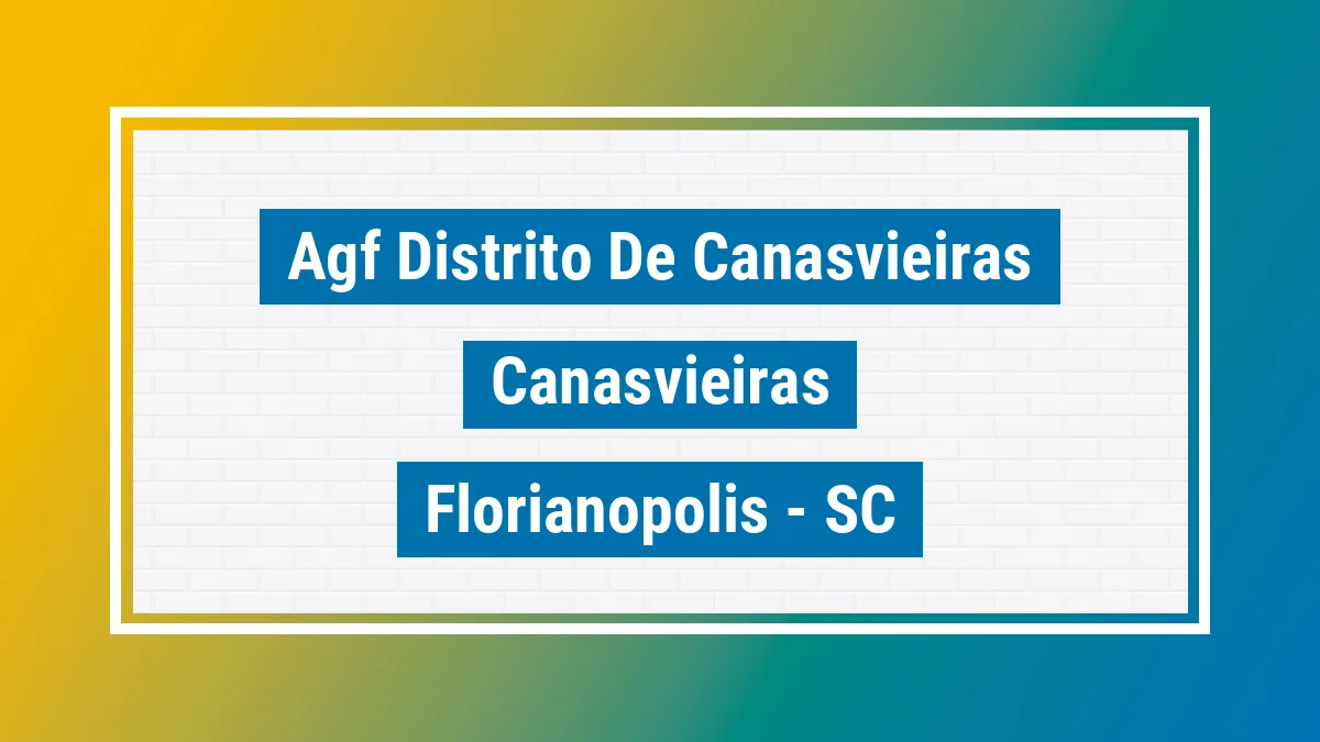 Unidade de agência dos Correios Agf Distrito de Canasvieiras Canasvieiras Florianópolis SC