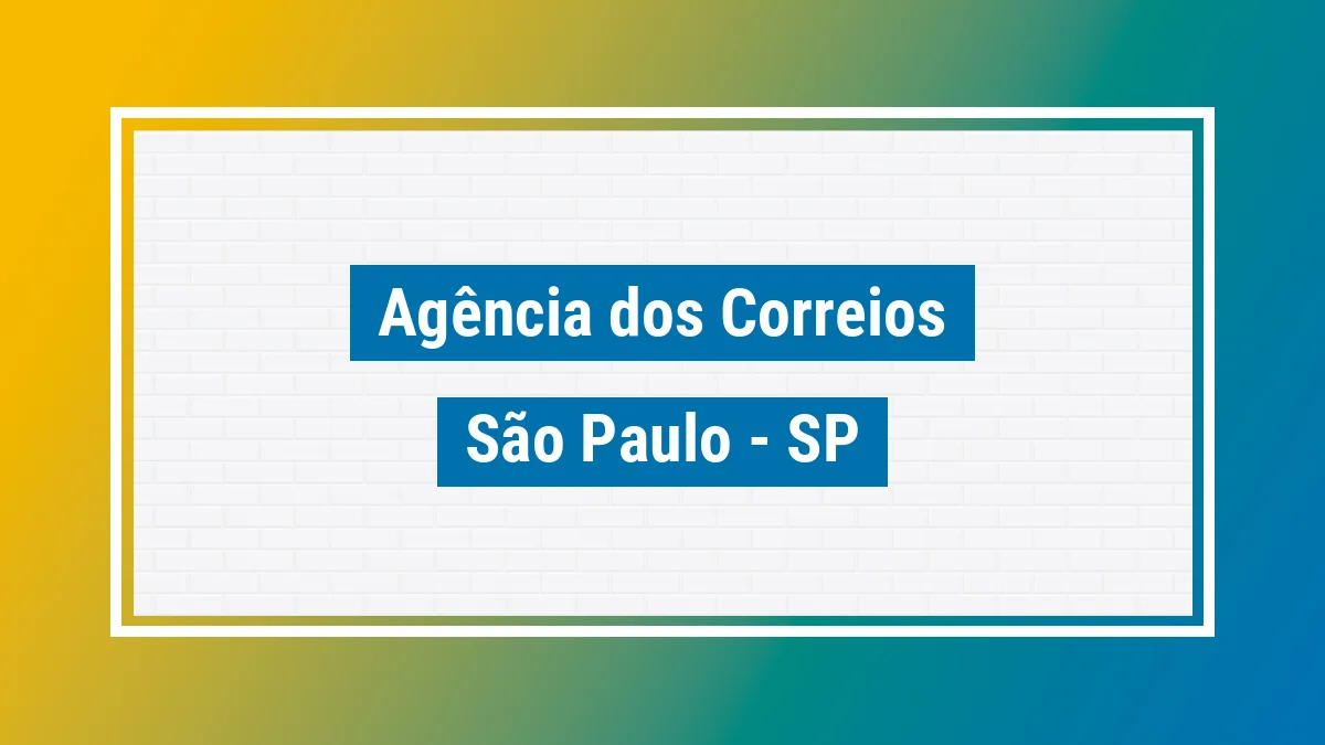 Imagem ilustrativa correios São Paulo SP