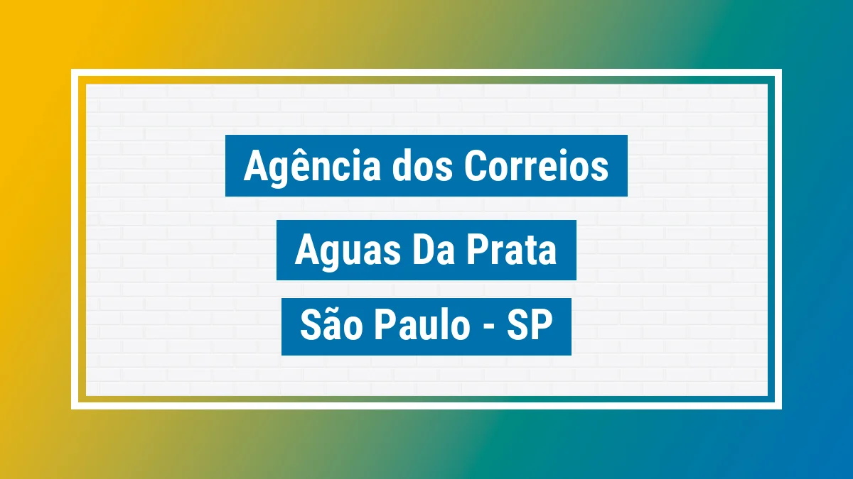 Imagem ilustrativa correios Águas da Prata SP