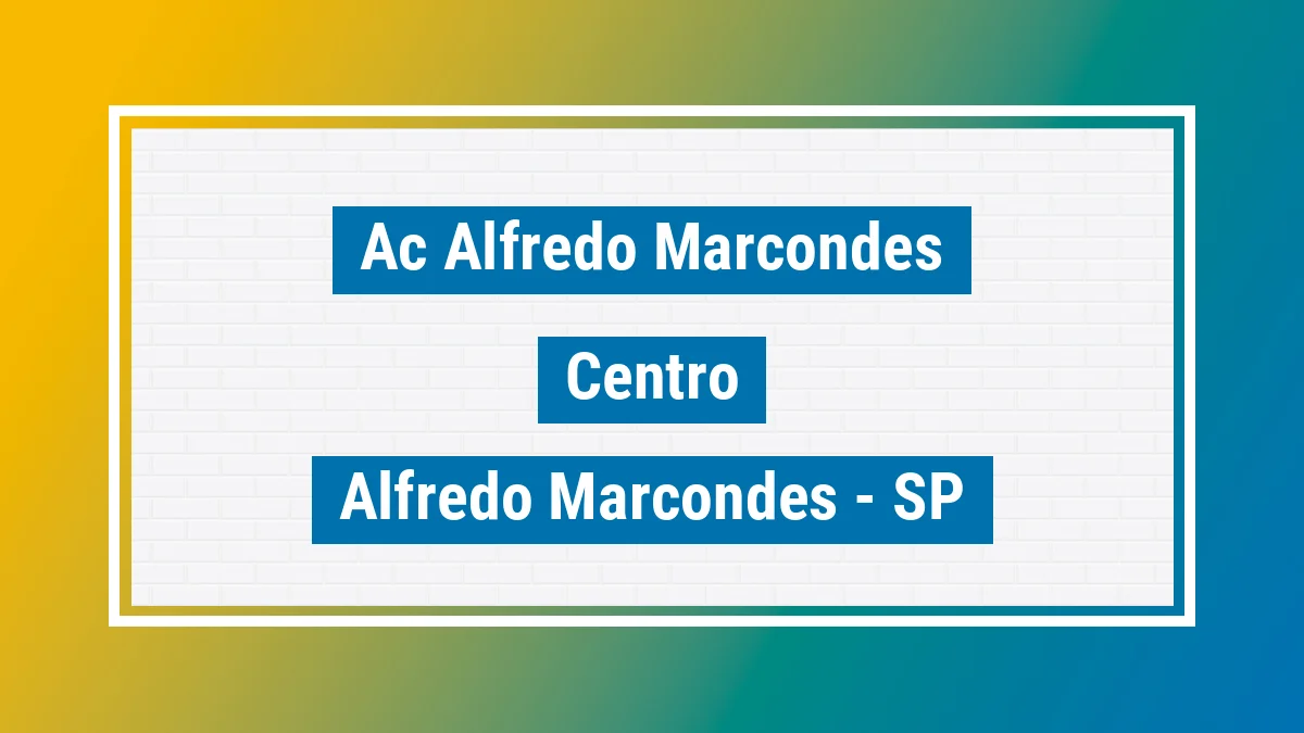 Unidade de agência dos Correios Ac Alfredo Marcondes Centro Alfredo Marcondes SP