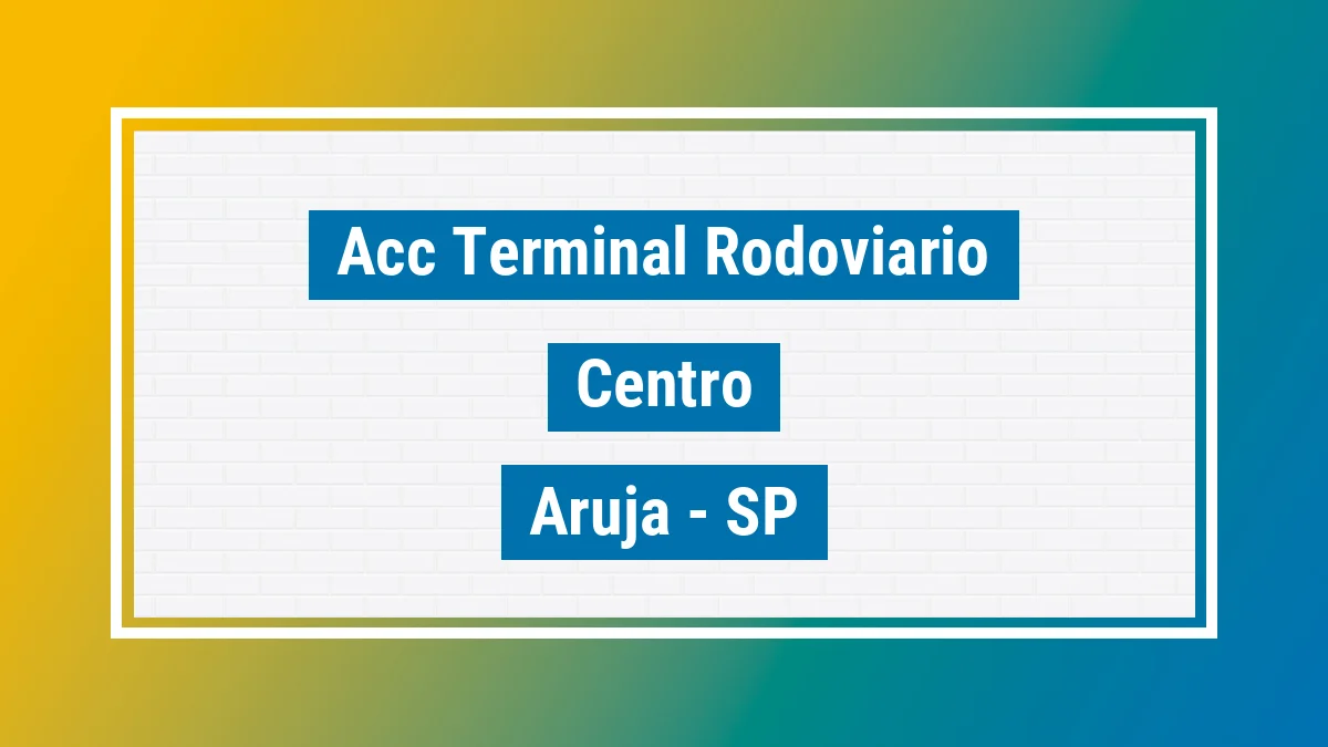 Unidade de agência dos Correios Acc Terminal Rodoviario Centro Arujá SP
