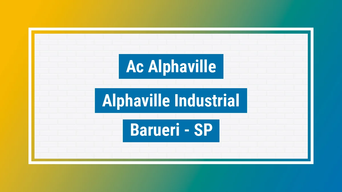 Unidade de agência dos Correios Ac Alphaville Alphaville Industrial Barueri SP