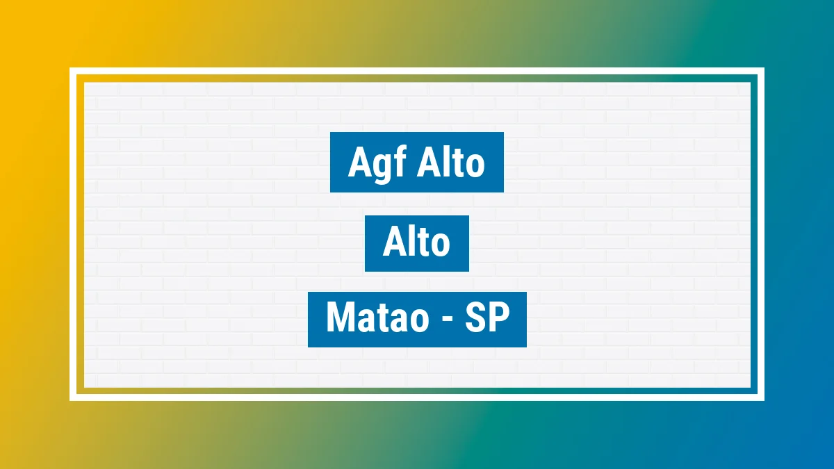 Unidade de agência dos Correios Agf Alto Alto Matão SP