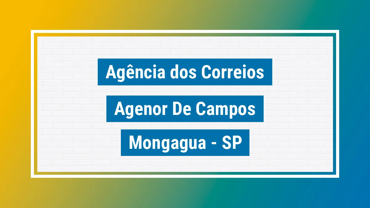 Imagem ilustrativa correios Agenor de Campos Mongaguá SP