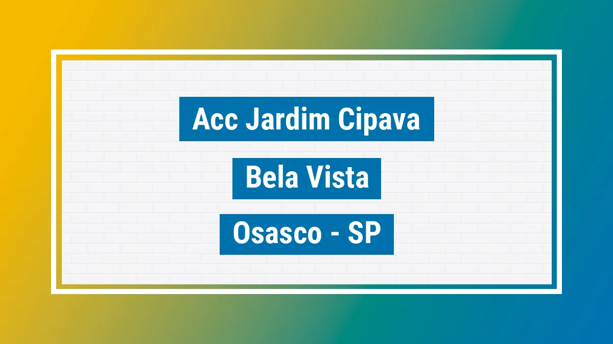 Unidade de agência dos Correios Acc Jardim Cipava Bela Vista Osasco SP