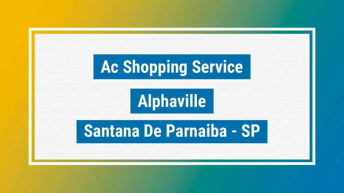 Unidade de agência dos Correios Ac Shopping Service Alphaville Santana de Parnaíba SP