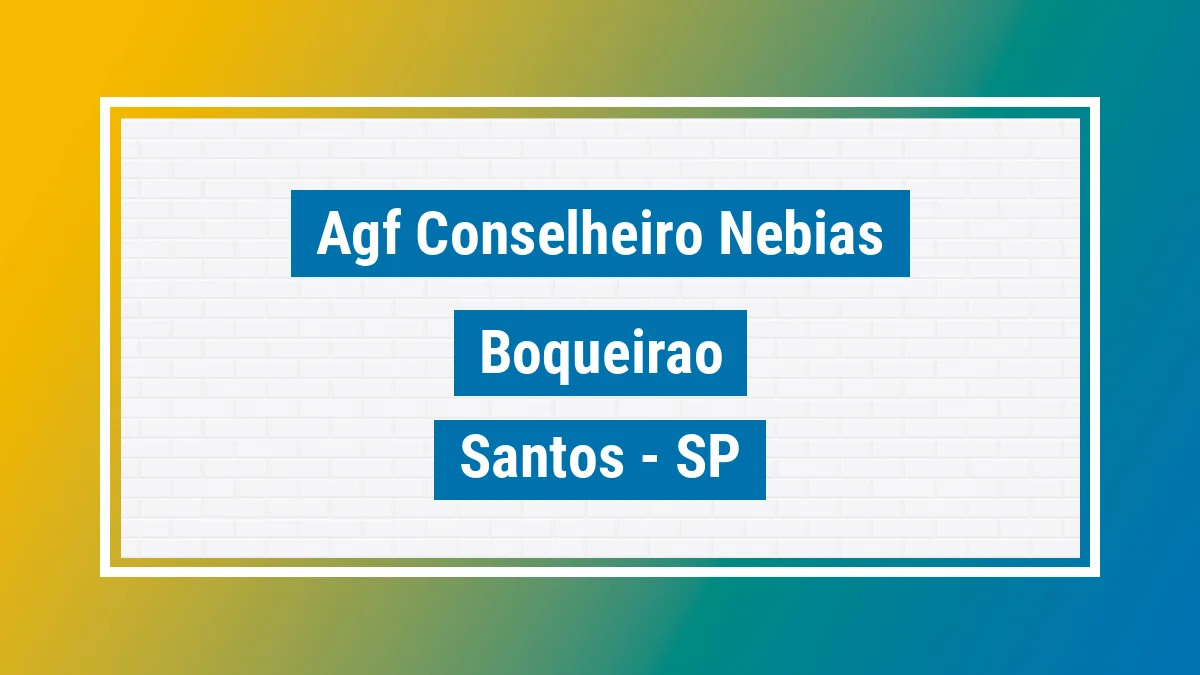 Unidade de agência dos Correios Agf Conselheiro Nebias Boqueirão Santos SP