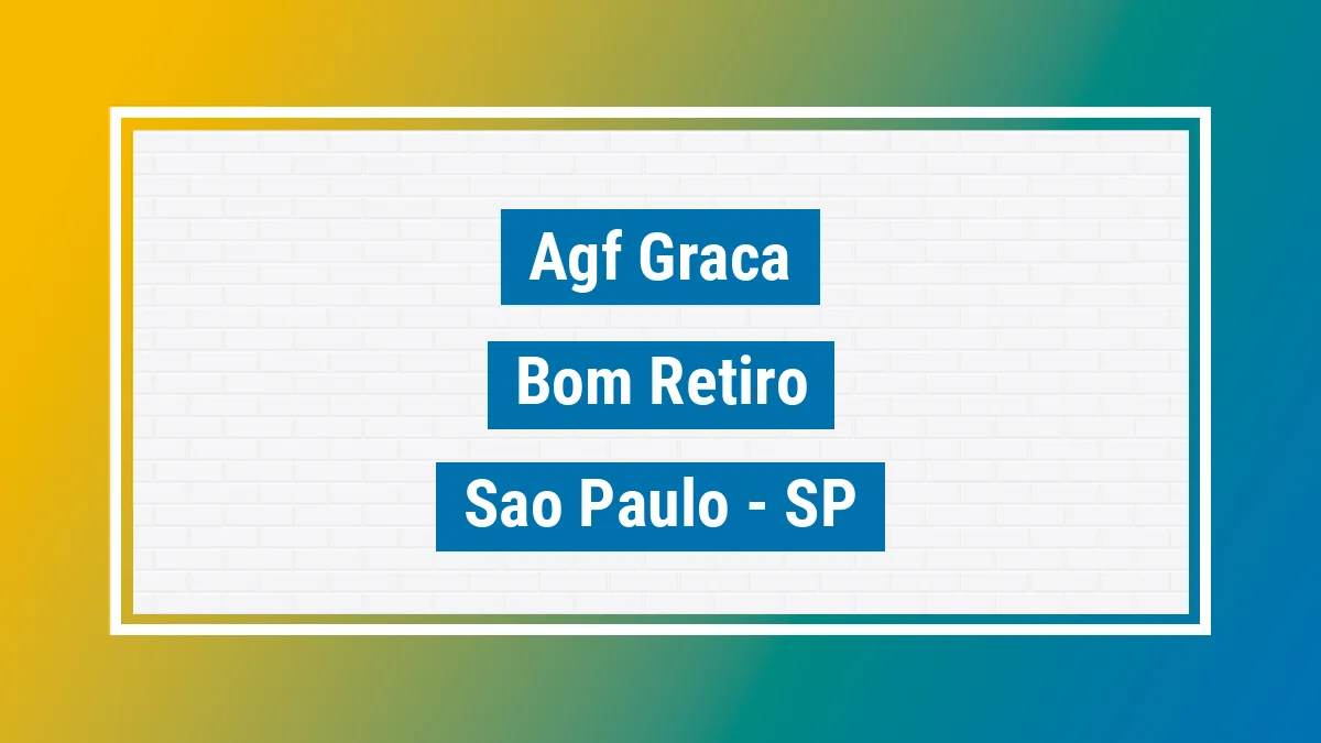 Unidade de agência dos Correios Agf Graca Bom Retiro São Paulo SP