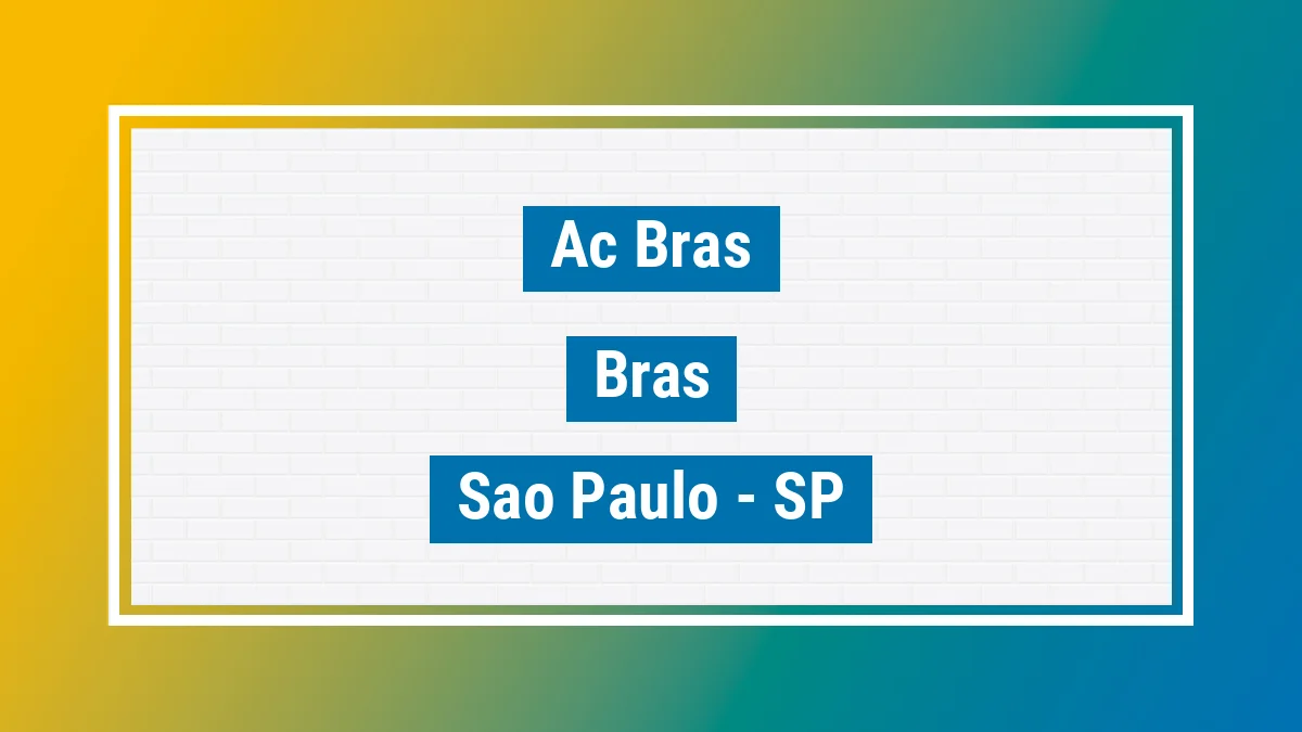 Unidade de agência dos Correios Ac Bras Brás São Paulo SP