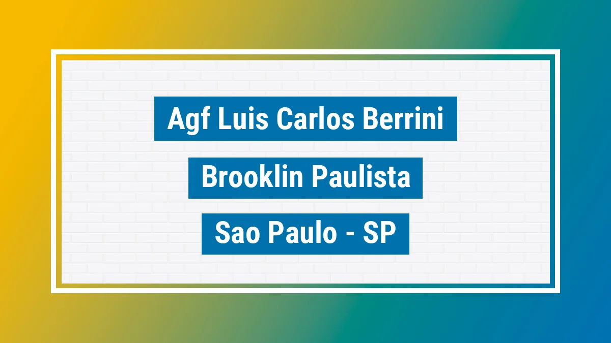 Unidade de agência dos Correios Agf Luis Carlos Berrini Brooklin Paulista São Paulo SP