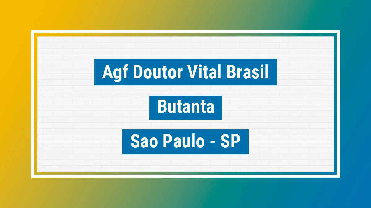 Unidade de agência dos Correios Agf Doutor Vital Brasil Butantã São Paulo SP