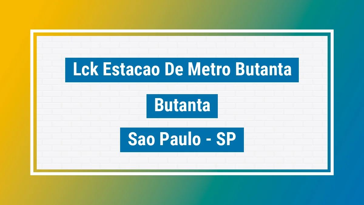 Unidade de agência dos Correios Lck Estacao de Metro Butanta Butantã São Paulo SP