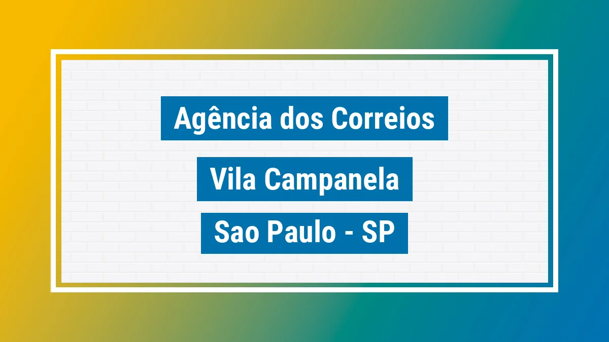 Imagem ilustrativa correios Vila Campanela São Paulo SP
